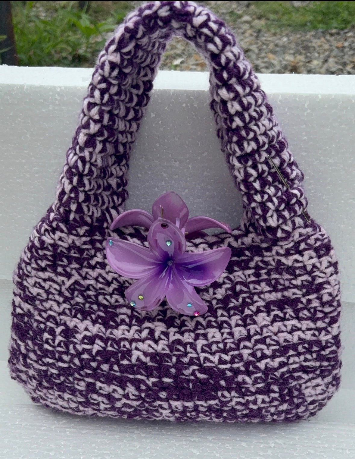 Handmade Crochet Mini Handbag