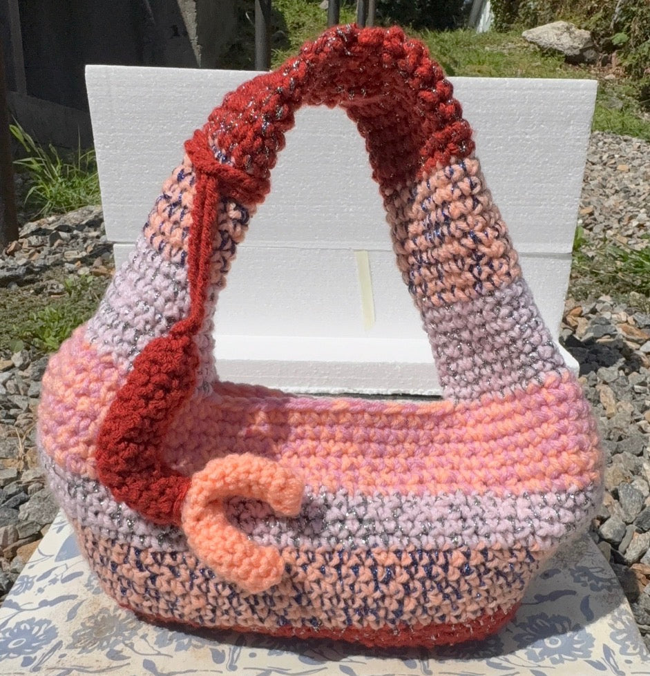 Handmade Crochet Mini Handbag