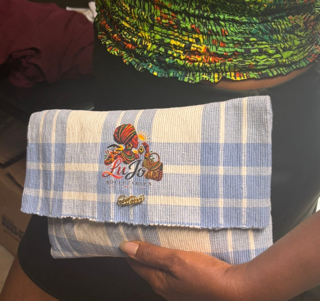 The LuJo SkyWeave clutch